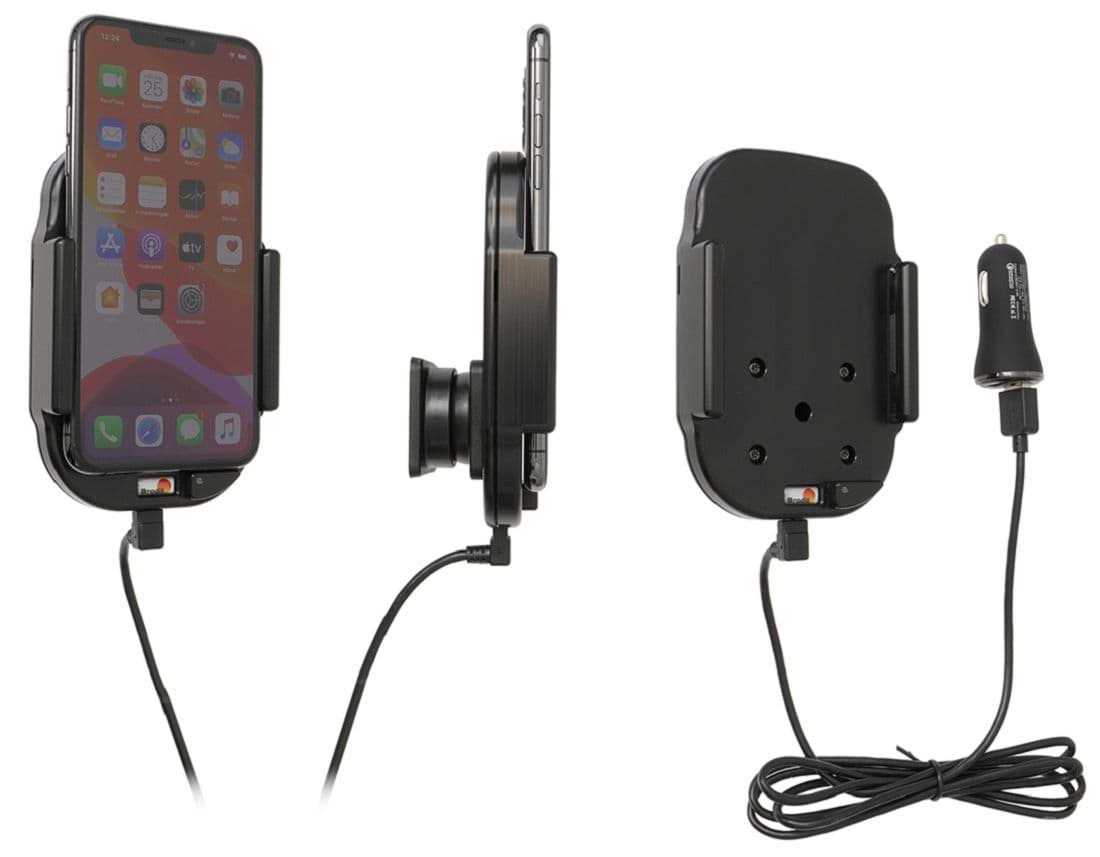 Bild von Brodit Qi kabellose aktiv Halterung mit Zig-Stecker 718164 für Apple iPhone 11 Pro Max