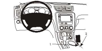 Bild von Brodit ProClip Mittelkonsole für GMC Acadia 13-16