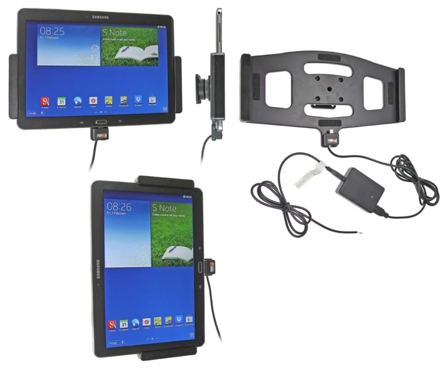 Bild von Brodit Aktiv Halterung für eine feste Installation  für Samsung Galaxy Note 10.1 (2014 Edition) SM-P6000 