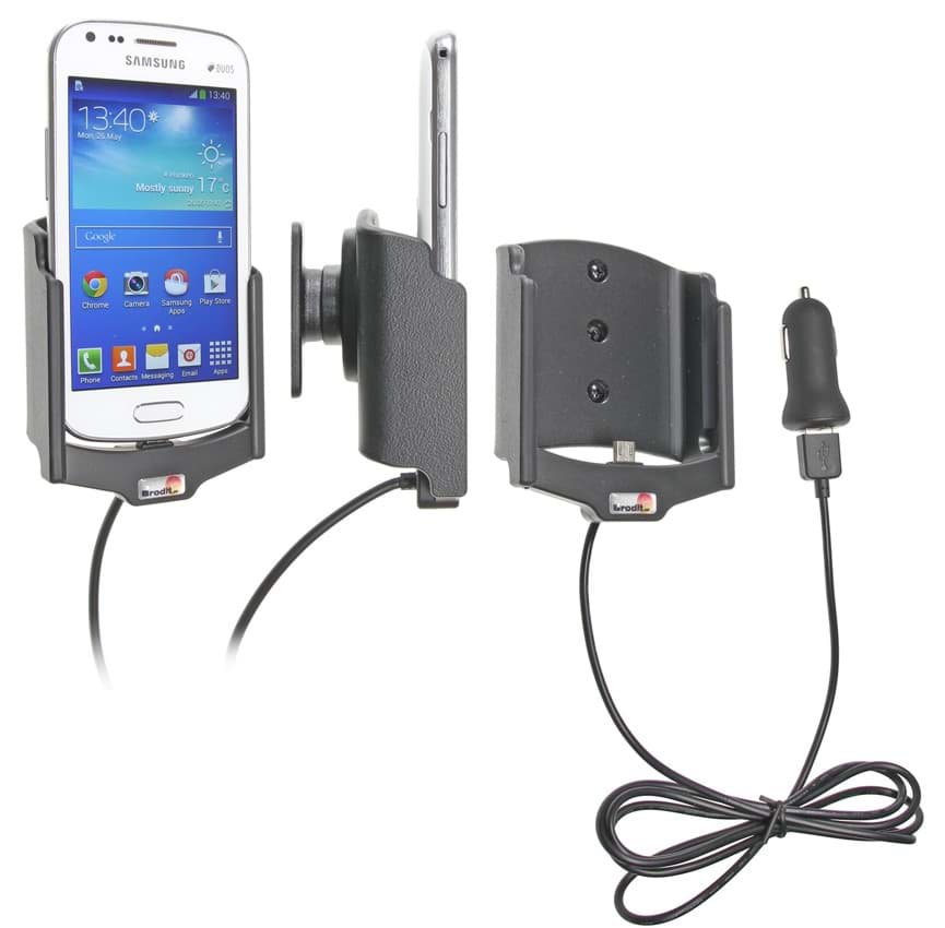 Bild von Brodit Aktiv Halterung mit Zigarettenanzünder-Stecker  für Samsung Galaxy S Duos 2 S7582 