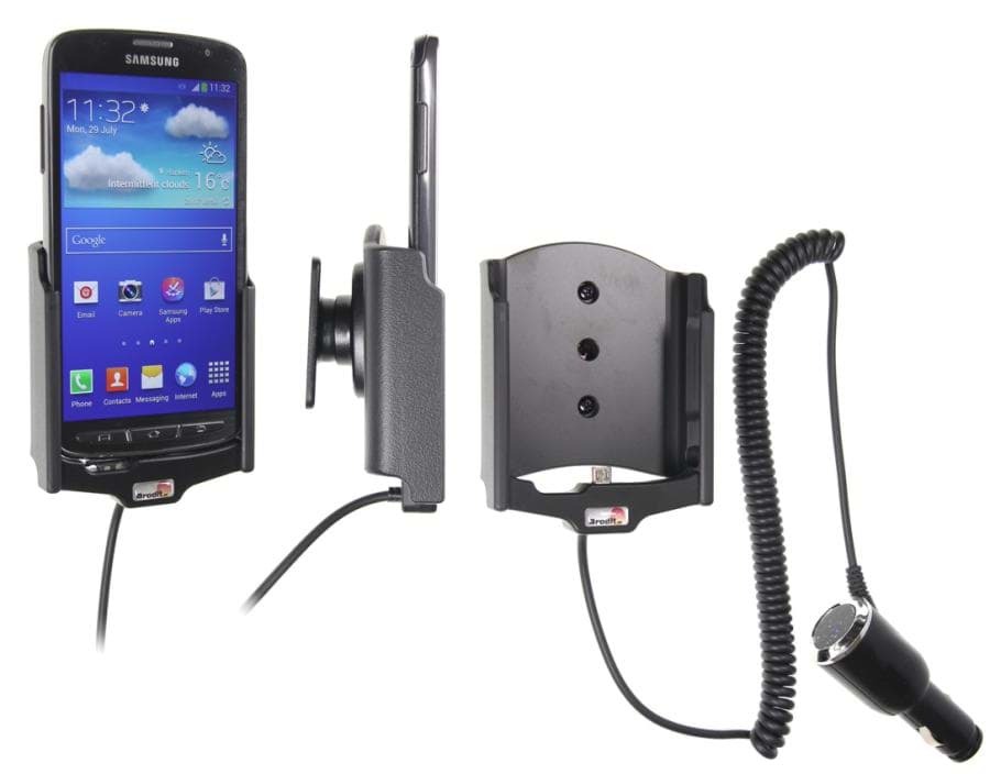 Bild von Brodit Aktiv Halterung mit Zigarettenanzünder-Stecker  für Samsung Galaxy S4 Active GT-I9295  