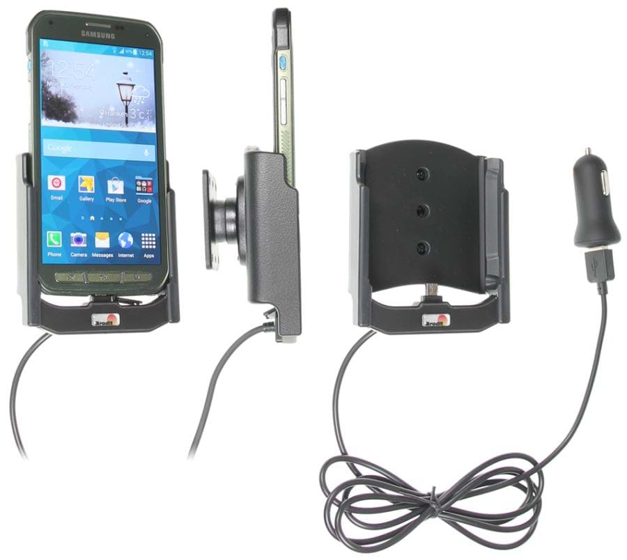 Bild von Brodit Aktiv Halterung mit Zigarettenanzünder-Stecker  für Samsung Galaxy S5 Active 
