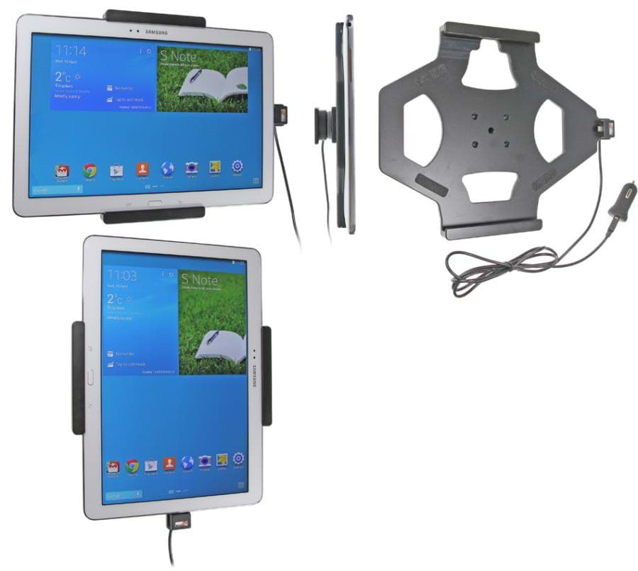 Bild von Brodit Aktiv Halterung mit Zigarettenanzünder-Stecker  für Samsung Galaxy Tab PRO 12.2 Wi-Fi SM-T900 