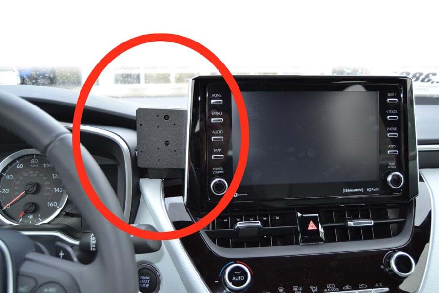 Bild von Brodit 855453 ProClip Fahrzeughalter für Toyota Corolla BJ 19- Lenkrad rechts oben