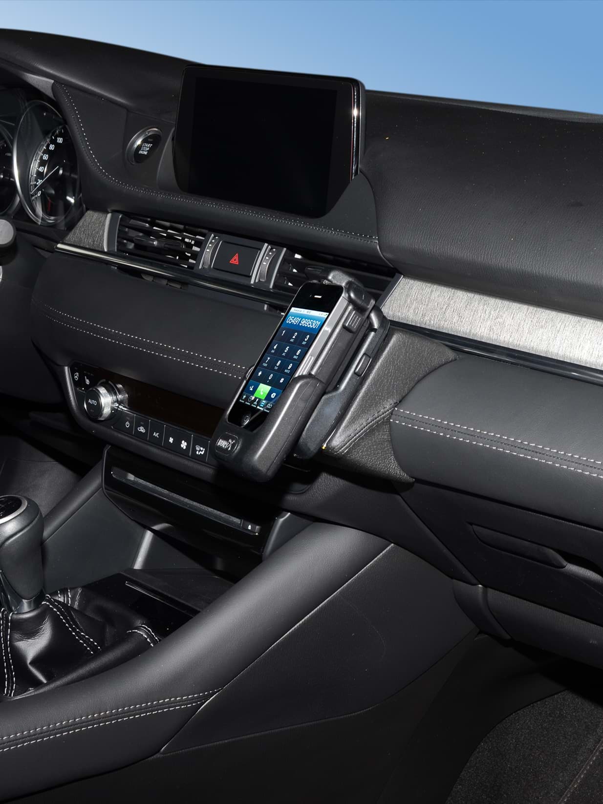 Bild von Kuda Telefonkonsole 3445 Kunstleder für Mazda 6 08/2018-