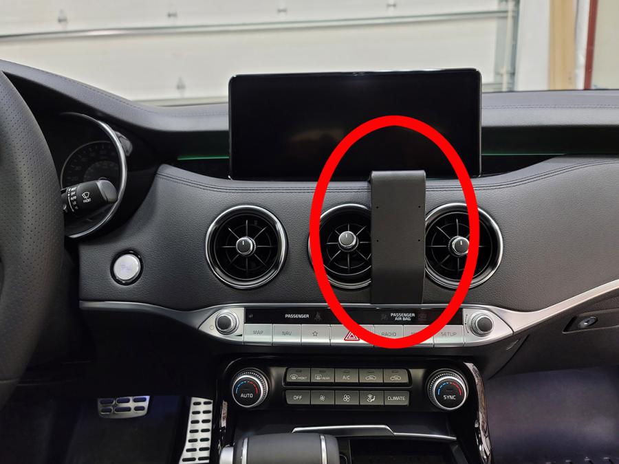 Bild von Brodit ProClip 855693 für Kia Stinger - Bj 18-22 Lenkrad rechts oben